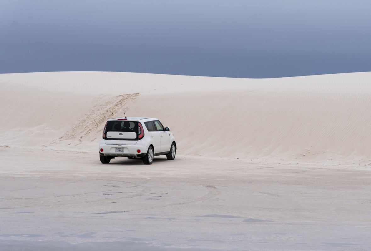 White Sands National Park, My loyal Kia Soul