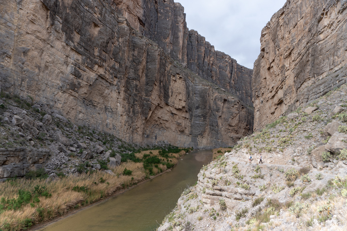 Big Bend National Park, View from US side of Santa Elena Canyon