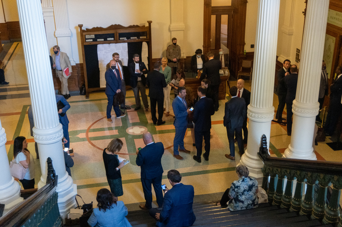 Texas State Capitol, Outside the House of Representatives Chamber
