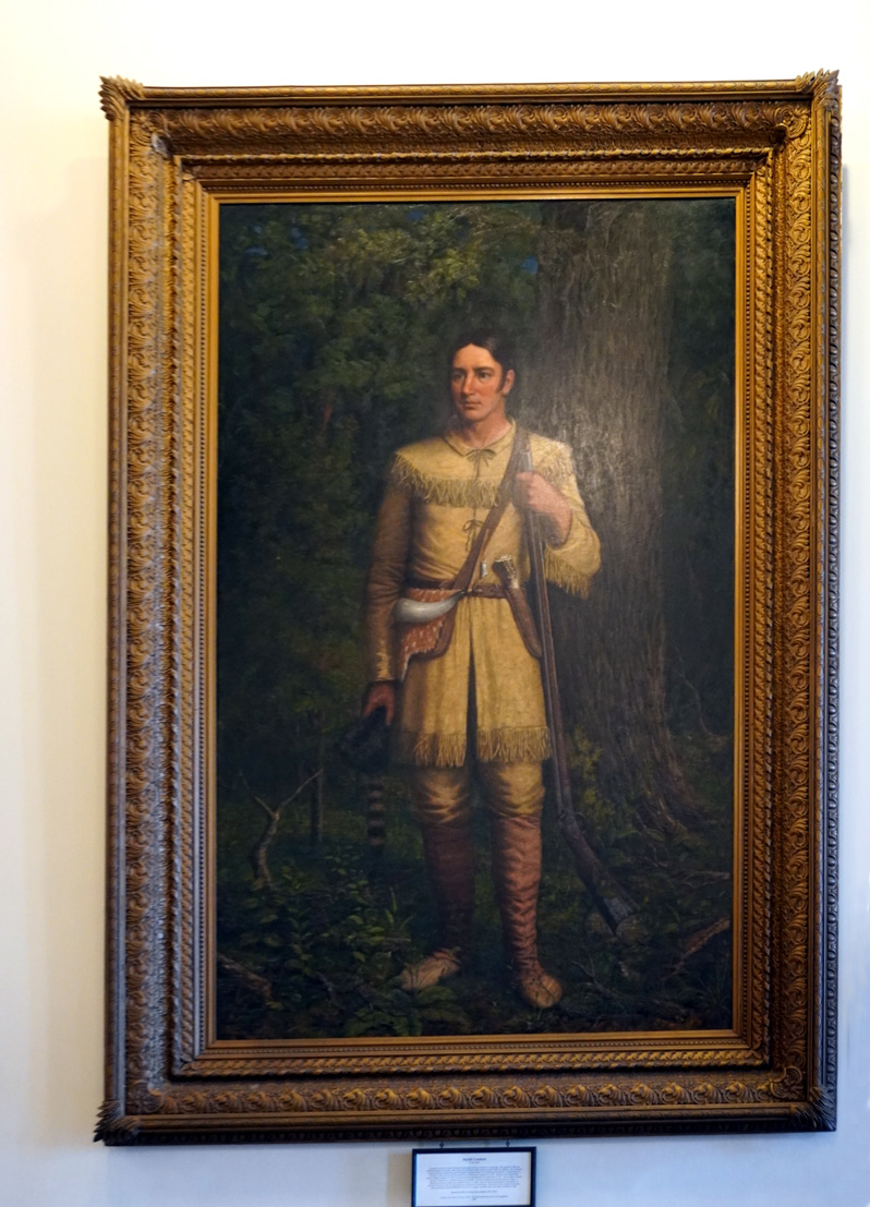 Texas State Capitol, "David Crockett" (1889)