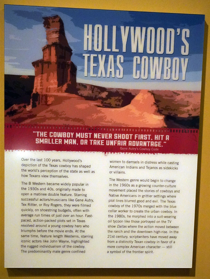 Austin Museums, etc., The Teax Cowboy: Myth building
