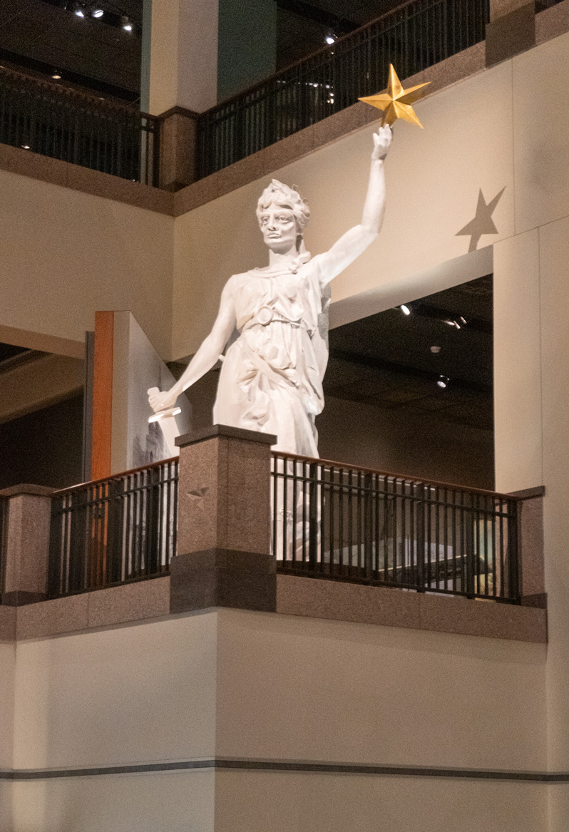 Austin Museums, etc., Goddess of Liberty From Texas State Capitol (1888)