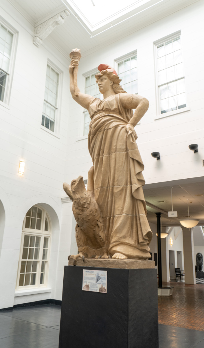 Mobile, "Marianne" the Goddess of Liberty From 19th c County Courthouse