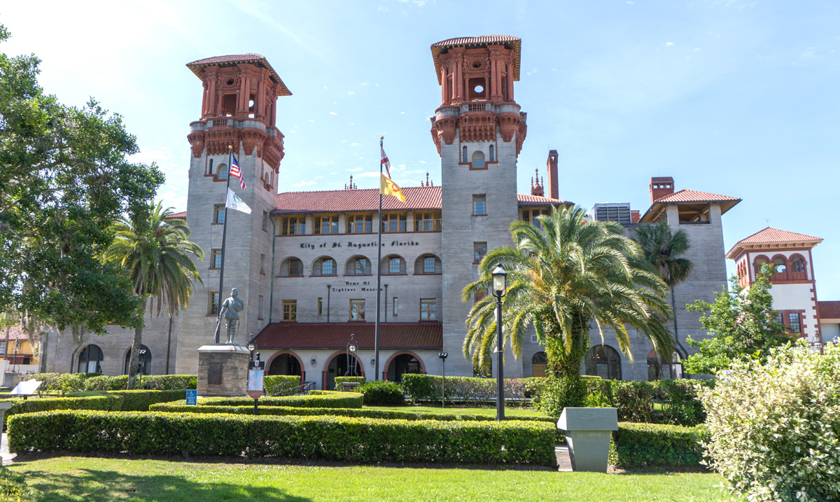 Old St Augustine, St Augustine City Hall + Museum Former Alcazar Hotel (also by Mr Flagler)