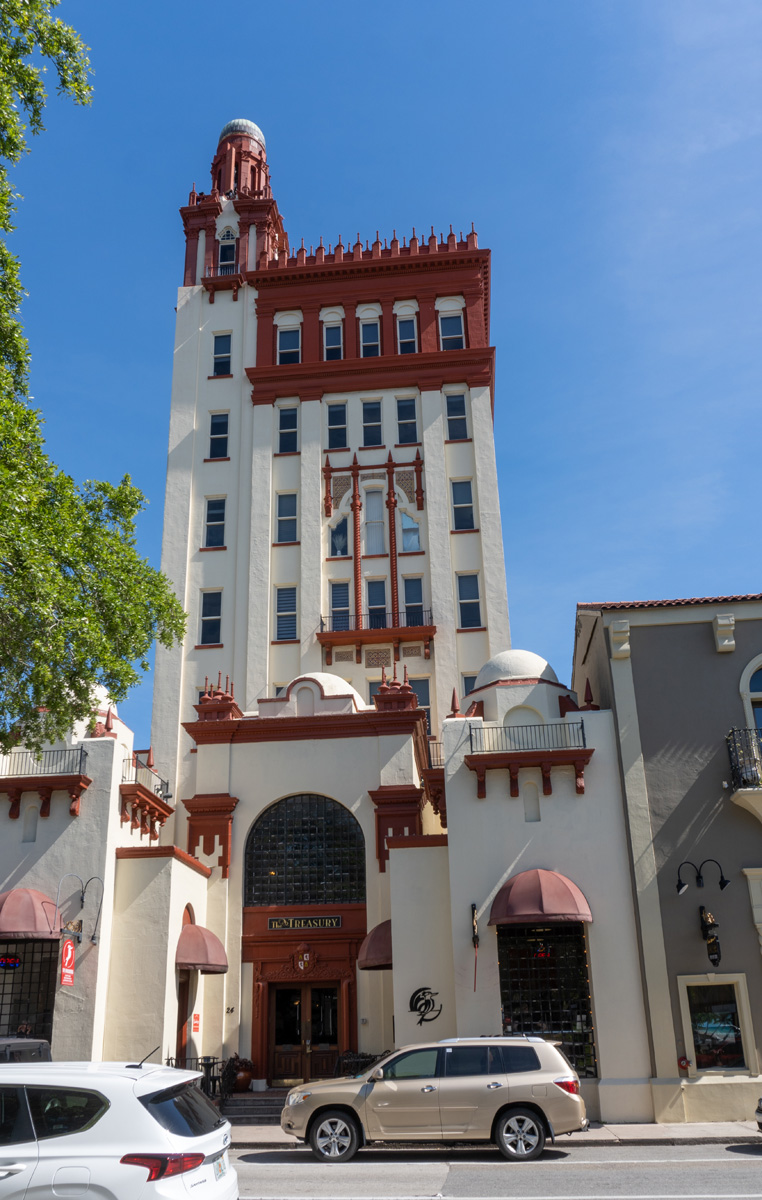 Old St Augustine, "Treasury on the Plaza" (1926) Once a bank, now an event venue