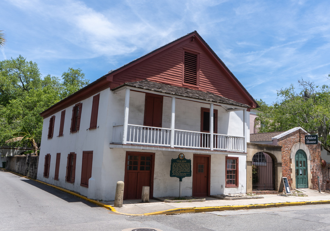 Old St Augustine, Tovar House Originally from 1763.