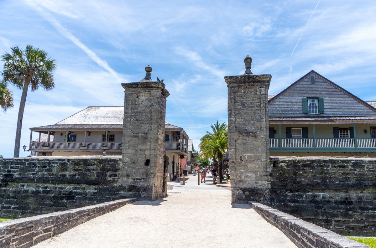 Old St Augustine, Old City Gates, from 1808.