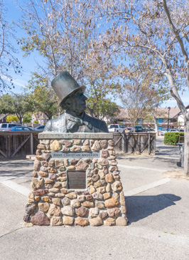 Hans Christian Andersen memorial, Solvang, California March 2021