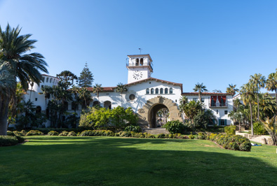 Old County Courthouse, Santa Barbara, California March 2021