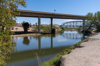 The Colorado River, at Yuma, Arizona 2021