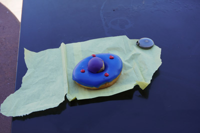 A UFO donut.  It was good!, Phoenix, Arizona 2021