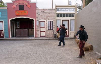 The showdown - Cowboys, Gunfight at the OK Corral, Arizona 2021