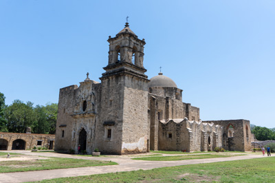 San Jose Mission Church, Mission San Jose, Texas May 2021