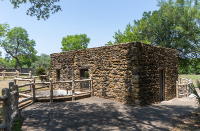 Mill (rebuild of 1794 original), Mission San Jose, Texas May 2021