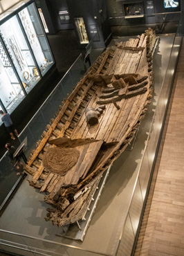 Bullock Museum: Recovered Hull of <i>La Belle</i> (1686), Austin Museums, etc., Texas May 2021