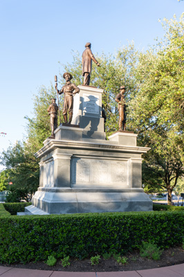 Confederate War Dead memorial, Texas State Capitol: Monuments and Memorials, Texas May 2021