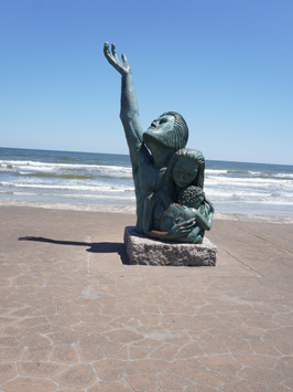 Galveston Red Cross monument, Texas May 2021