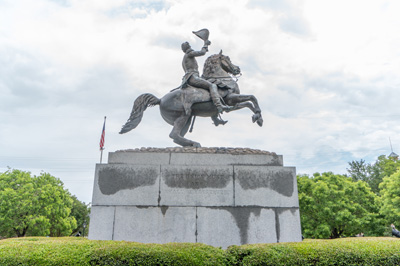 Major general Jackson, Jackson Square, Louisiana May 2021