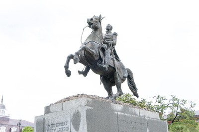 Major general Jackson, Jackson Square, Louisiana May 2021