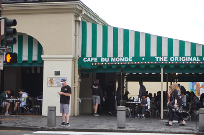 Cafe du Monde, Beignets, Louisiana May 2021