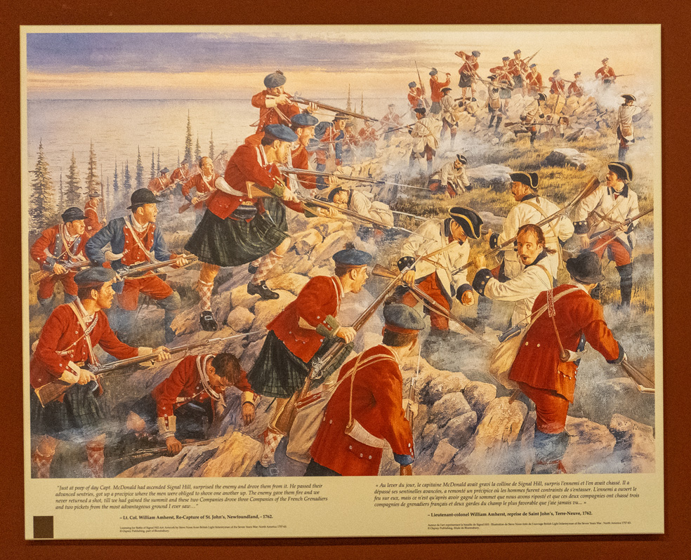 Signal Hill, Signal Hill being retaken from the French (1762)