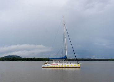 Tropic Alizés catamaran, Îles du Salut, French Guiana++, December 2022