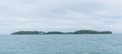 Approaching Îles du Salut, French Guiana++, December 2022