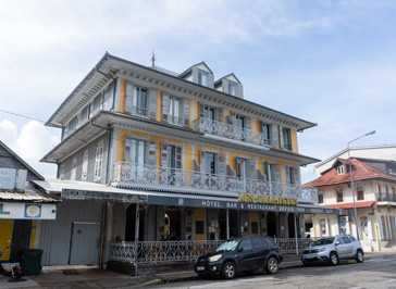 Les Palmistes Hotel, Cayenne, French Guiana++, December 2022
