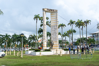 Felix Eboue Monument A French colonial administrator, from Fren, Cayenne, French Guiana++, December 2022
