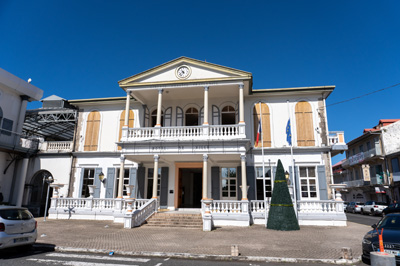 Basse-Terre: Hotel de Ville, Fort Delgres, French Guiana++, December 2022