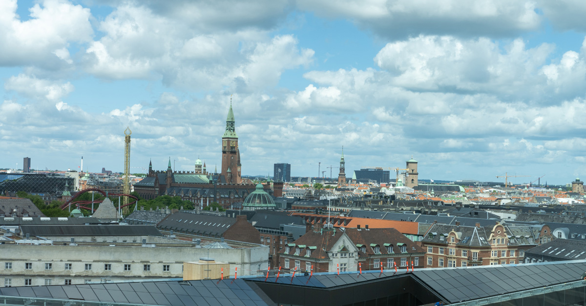 Copenhagen, Copenhagen skyline, from Marriott