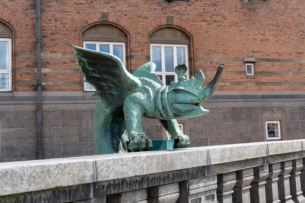 Copenhagen, City Hall Dragon