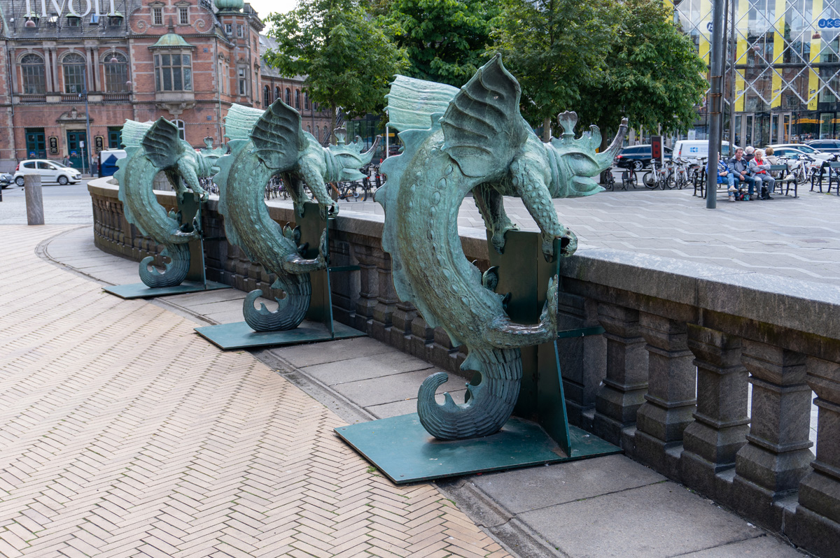 Copenhagen, City Hall Dragons