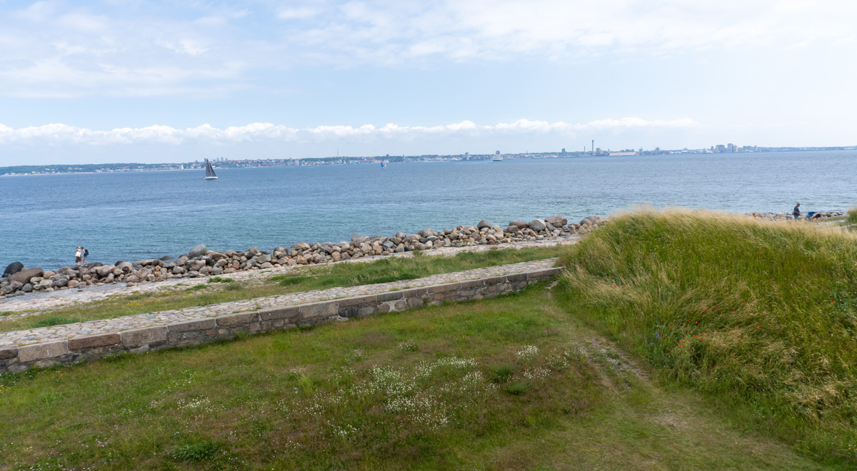 Helsingør (Elsinore), View from Elsinore across The Sound to Sweden