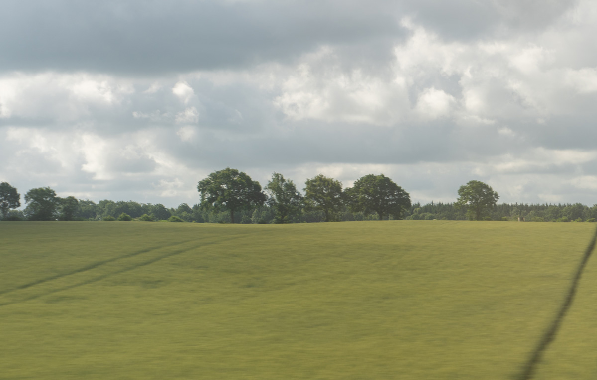 Train ride from Copenhagen to Stockholm, Speeding across Rural Sweden
