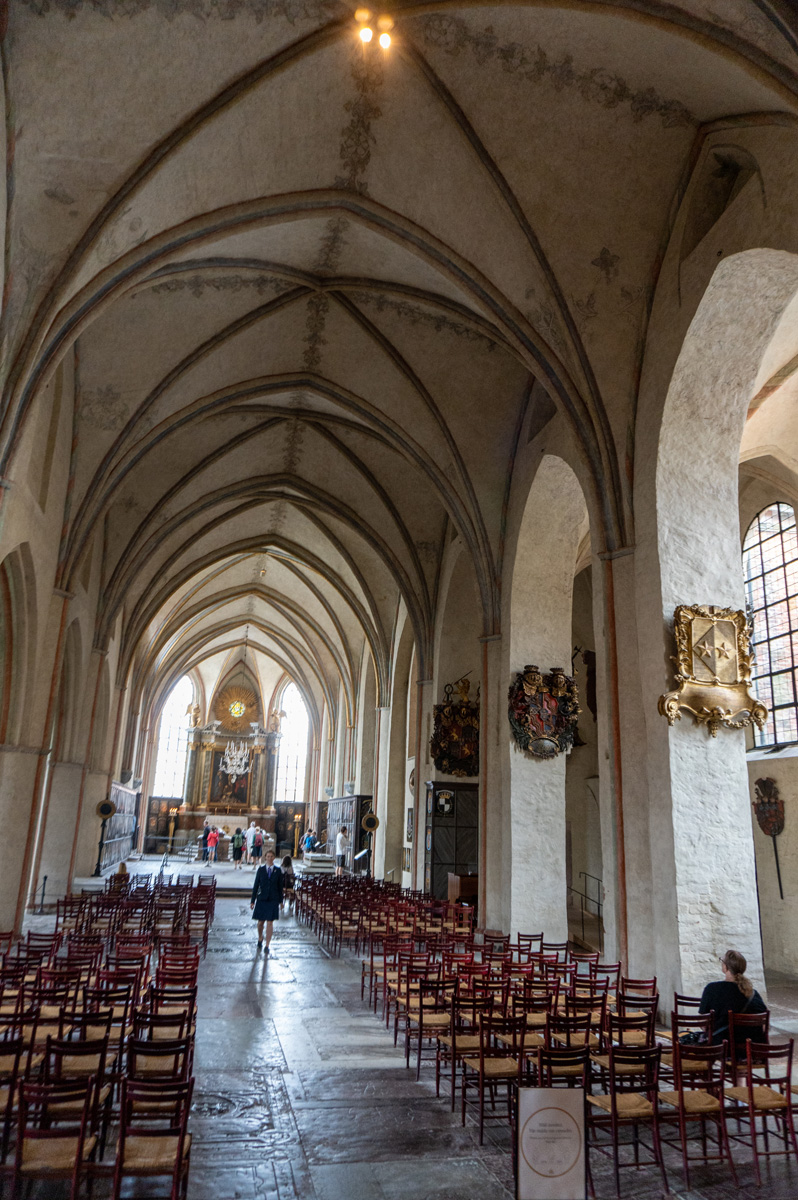 Stockholm: Riddarsholm Church, Riddarholmen Church interior