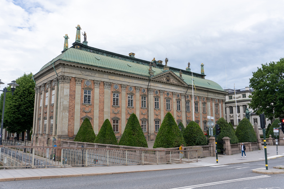 Around Stockholm, "House of the Nobility" ~1660 Still used by an association representing the Nobility