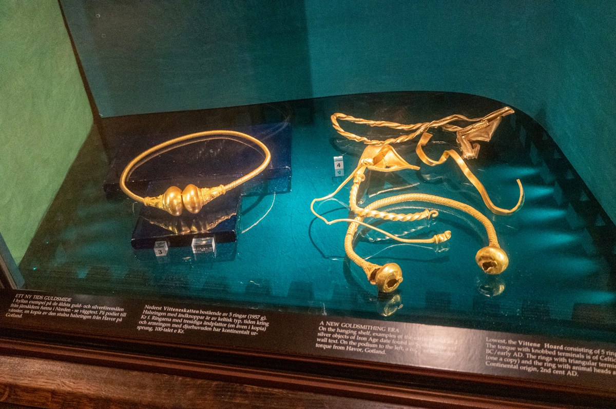 Stockholm: National Museum, Gold from the 1st c BC to 2nd c AD