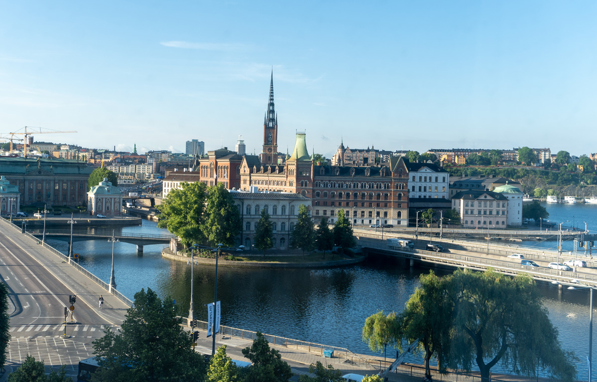 Around Stockholm, View over Gamla Stan From the Sheraton