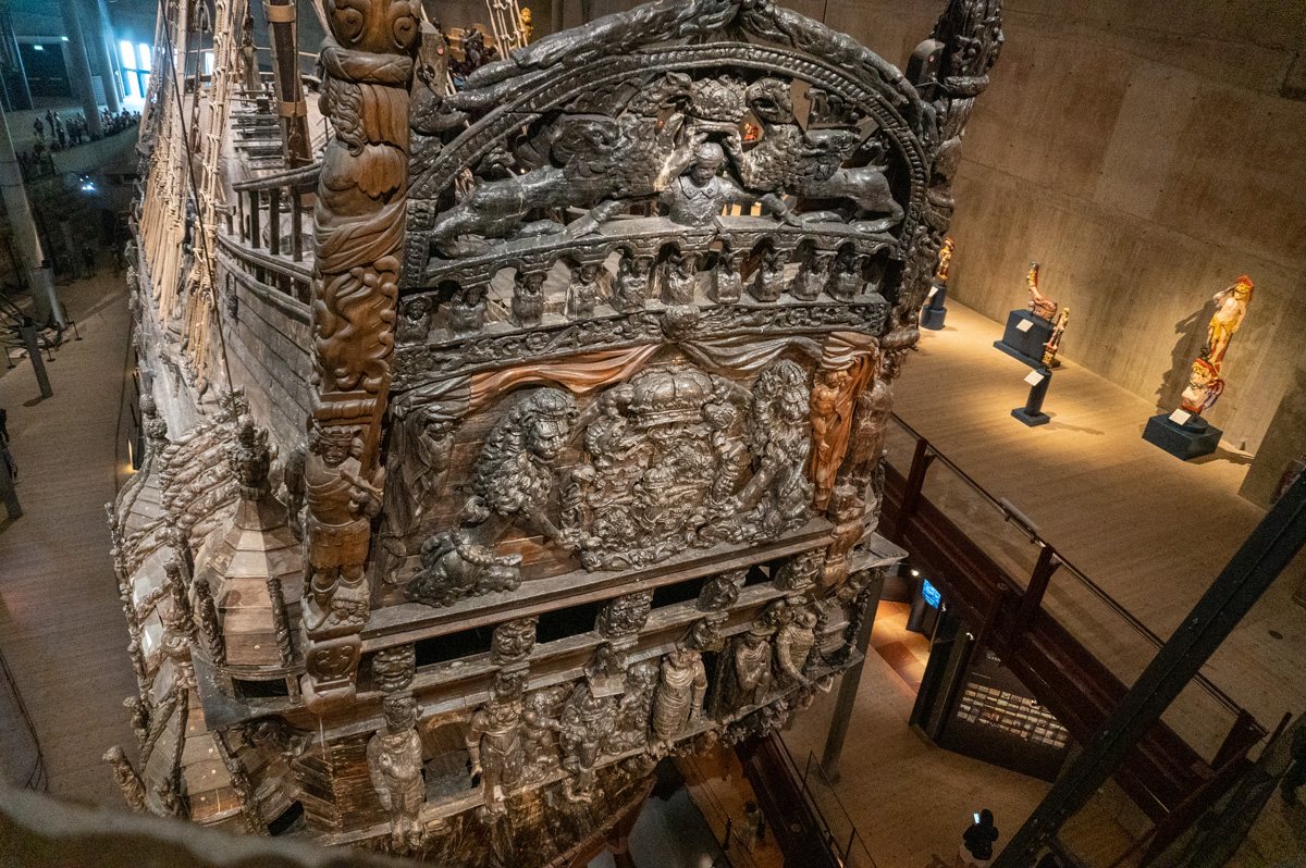 Vasa Museum, Stern view