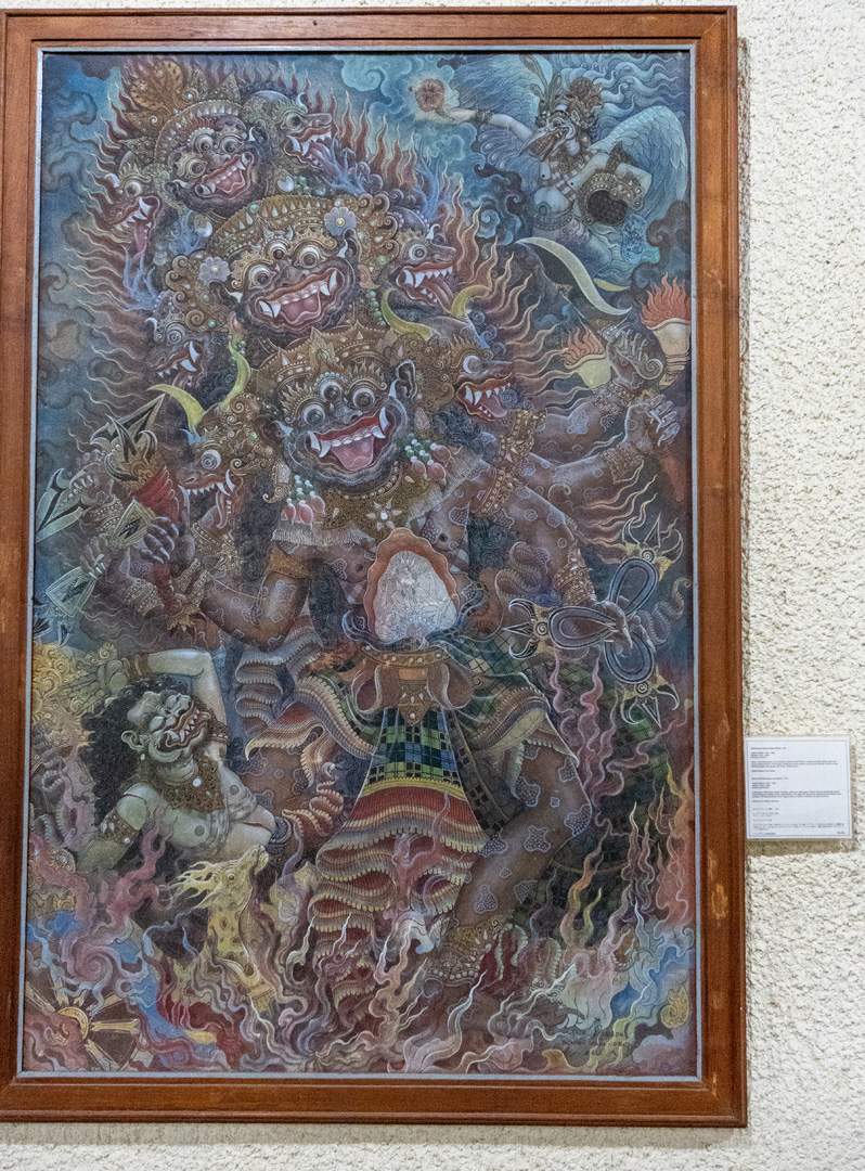Around Central Ubud, "Battle between Boma and Krishan" (1974)