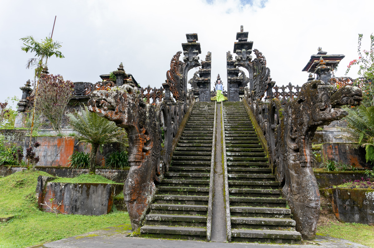 Besakih Temple: The "Mother Temple" of Bali, Graham on grand stairway