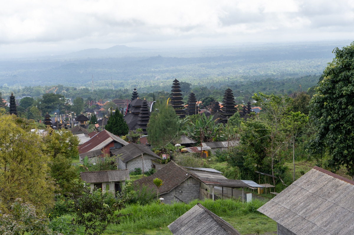 Besakih Temple: The "Mother Temple" of Bali, View back down to main temple area