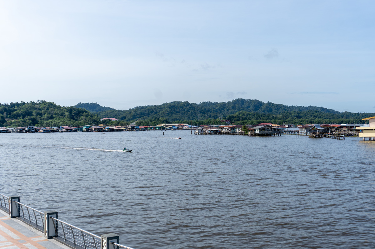 Around Bandar Seri Begawan, View to Kampong Ayer Water Village Across the Brunei River