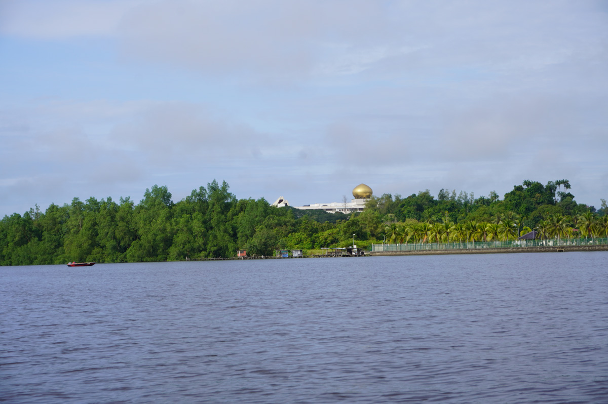 Brunei River trip, Distant palace?