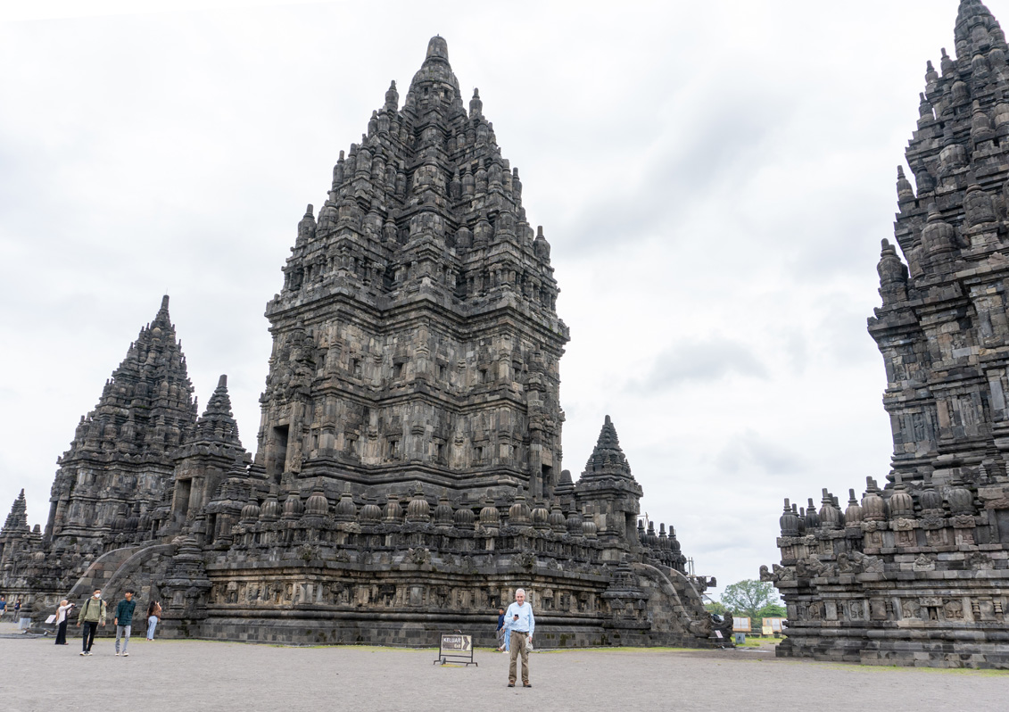 Prambaban Temple, Graham at Prambanan
