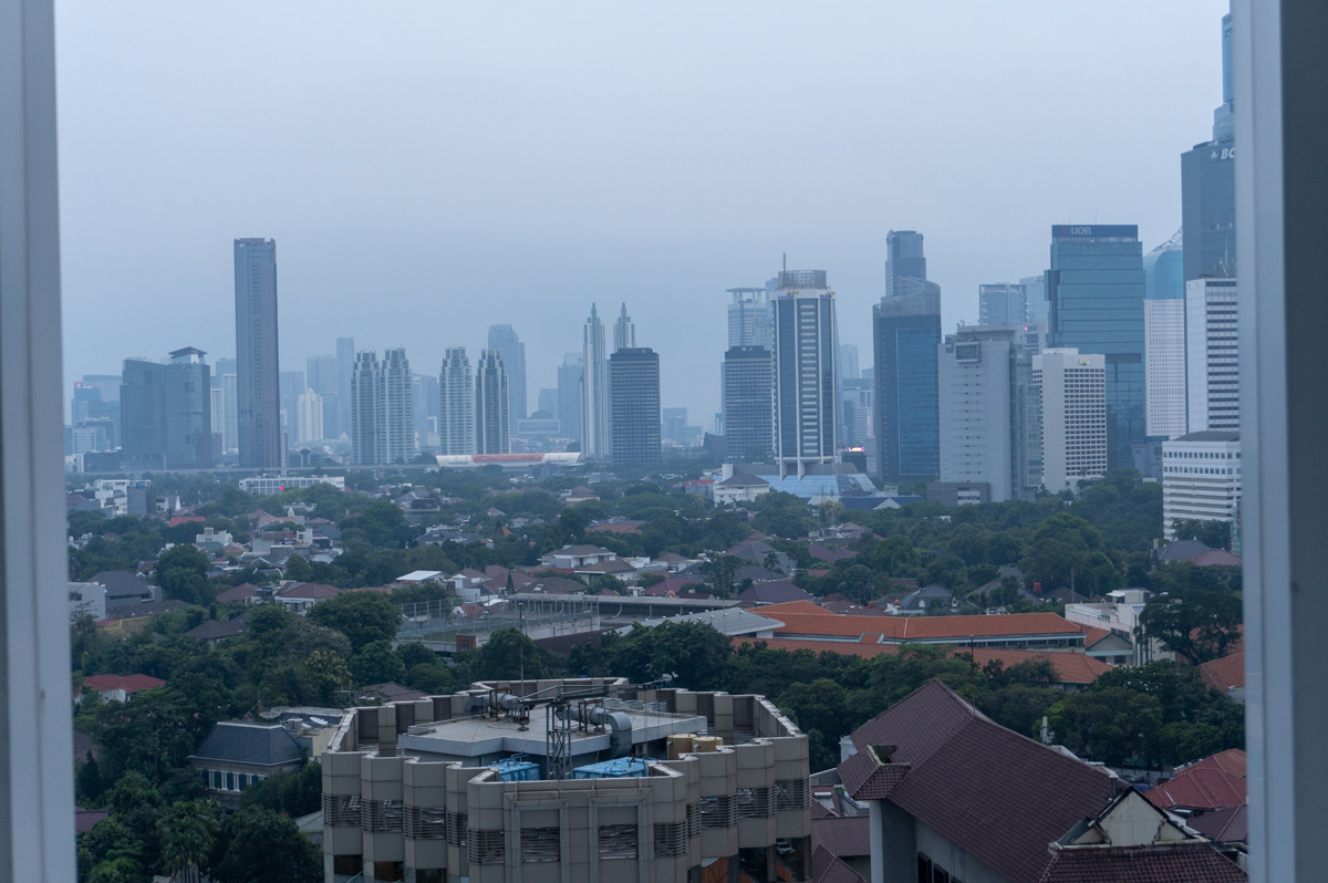 Merdeka Square area, City Center view from Aloft Jakarta