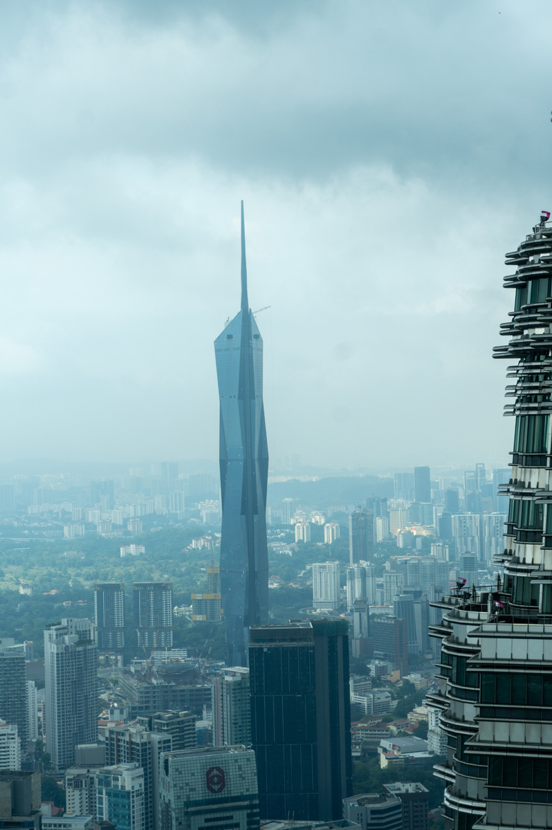 Petronas Towers, View to new Merdeka 118 tower