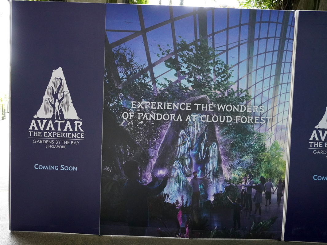 Gardens by the Bay: Cloudforest Dome, Upcoming "Avatar" themed exhibits