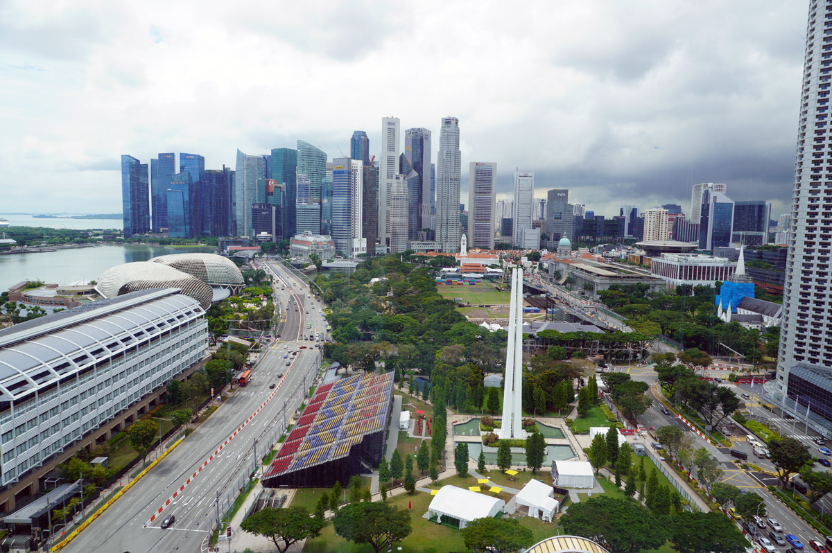 Around Singapore, View from the JW Marriott